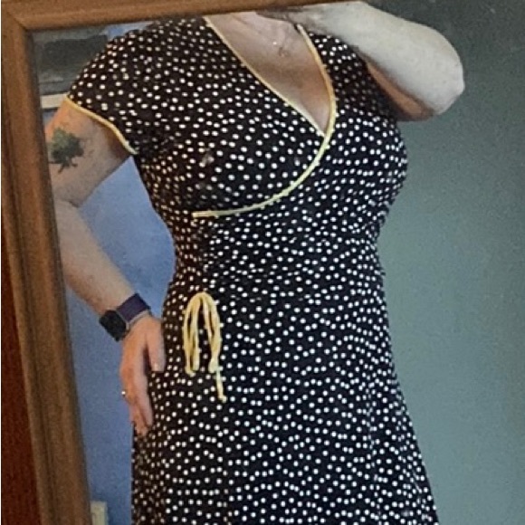 En Focus Petite polka dot dress size 10P - Picture 1 of 11